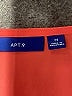 Apt. 9 100% Polyester Orange Short Sleeve Blouse Size M - photo 6