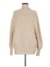 Cyrus Solid Tan Turtleneck Sweater Size M - photo 1