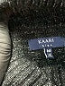 Kaari Blue Black Turtleneck Sweater Size M - photo 7