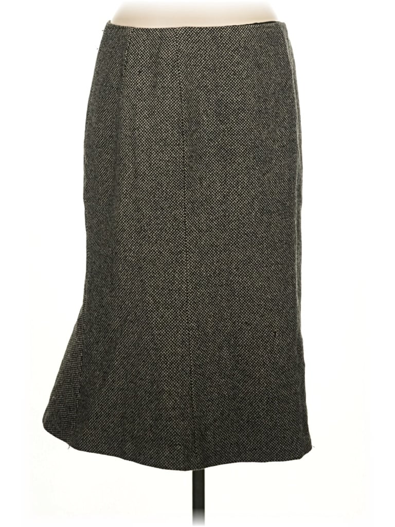 Pre-owned Polo Ralph Lauren Wool Skirt In Gray