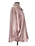 Unbranded Metallic Pink Long Sleeve Blouse Size L - photo 4