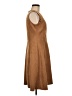 Studio One Solid Brown Casual Dress Size 6 - photo 4