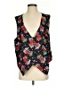 Ceci 100% Acetate Black Vest Size S (estimated) - photo 1