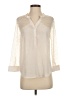 Neiman Marcus 100% Polyester Ivory 3/4 Sleeve Blouse Size S - photo 1