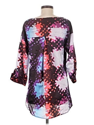 Black Rainn 3/4 Sleeve Blouse (view 2)