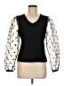 Design History Black Long Sleeve Blouse Size M - photo 1