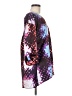 Black Rainn 100% Polyester Purple 3/4 Sleeve Blouse Size M - photo 4