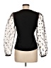 Design History Black Long Sleeve Blouse Size M - photo 2