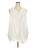 Torrid 100% Rayon Ivory Sleeveless Blouse Size 5X Plus (5) - photo 1