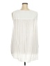 Torrid 100% Rayon Ivory Sleeveless Blouse Size 5X Plus (5) - photo 2