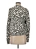 Ann Taylor Animal Print Gray Turtleneck Sweater Size S - photo 1