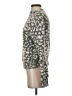Ann Taylor Animal Print Gray Turtleneck Sweater Size S - photo 5