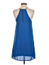 Everly 100% Polyester Solid Blue Casual Dress Size S - photo 2