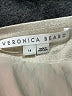 Veronica Beard Metallic Silver Linen Pants Size 14 - photo 7