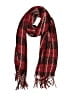 Unbranded Plaid Burgundy Red Scarf One size - photo 1