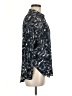 Astr Print Blue Long Sleeve Blouse Size M - photo 4
