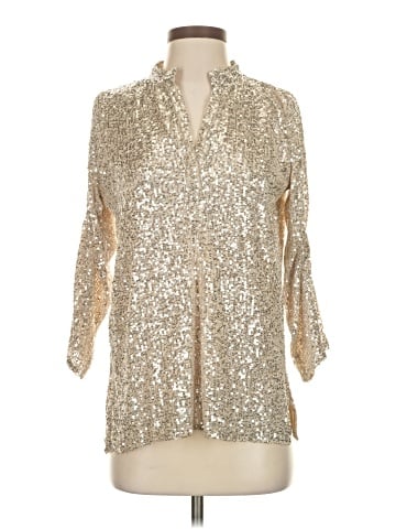 LA PLAGE 3/4 Sleeve Blouse (view 1)