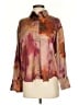 Industry 100% Polyester Brown Long Sleeve Blouse Size XS - photo 1