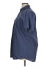 Apt. 9 100% Cotton Chevron-herringbone Blue Short Sleeve Button-Down Shirt Size XL (tall) - photo 5