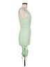 Unbranded Solid Green Cocktail Dress Size M - photo 4