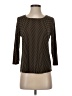 Chico's Brown 3/4 Sleeve Top Size S - photo 1
