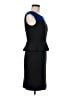 Evan Picone Color Block Black Cocktail Dress Size 6 - photo 4