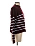 Sundry Stripes Burgundy Turtleneck Sweater Size Sm (1) - photo 4