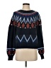 Sundry Argyle Blue Pullover Sweater Size S - photo 1