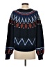 Sundry Argyle Blue Pullover Sweater Size S - photo 2