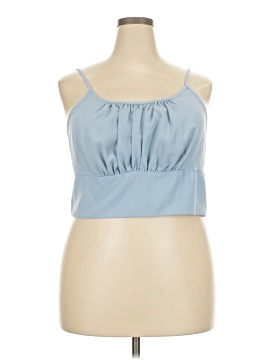 Shein Curve Sleeveless Blouse