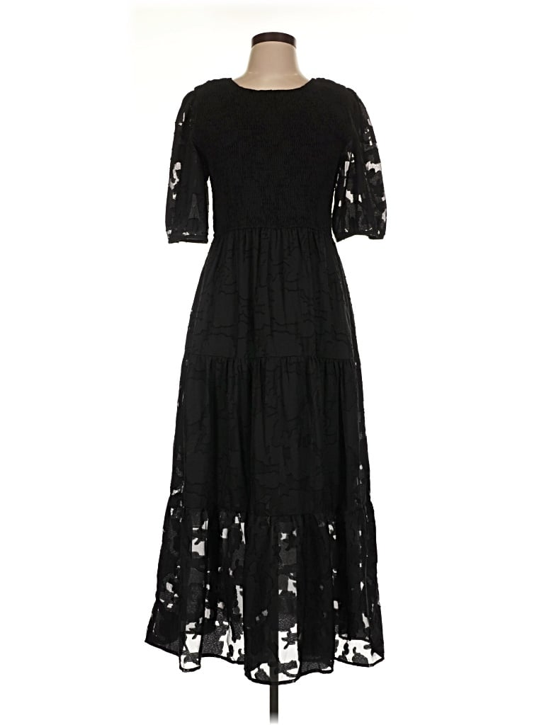 Pre-owned Merokeety Casual Dress In Black