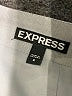 Express Solid Gray Formal Skirt Size 8 - photo 4