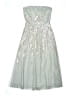 BCBGMAXAZRIA 100% Polyester Stars Silver Gray Cocktail Dress Size 0 - photo 1