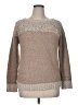 Fate 100% Polyester Tweed Tan Pullover Sweater Size XL - photo 1