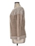 Fate 100% Polyester Tweed Tan Pullover Sweater Size XL - photo 5