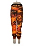 Unbranded Graphic Orange Casual Pants Size S - photo 2