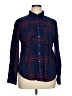 Maurices Plaid Blue Long Sleeve Button-Down Shirt Size XL - photo 1