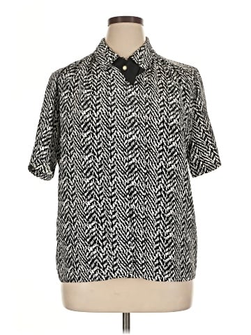 Impressions Short Sleeve Blouse (view 1)