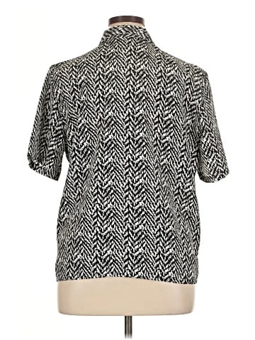 Impressions Short Sleeve Blouse (view 2)