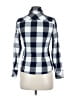 Thread & Supply Checkered-gingham Blue Gray Long Sleeve Button-Down Shirt Size M - photo 2