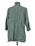 Lorain Croft Teal 3/4 Sleeve Button-Down Shirt Size S - photo 2
