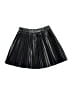 Lush Metallic Black Faux Leather Skirt Size S - photo 2