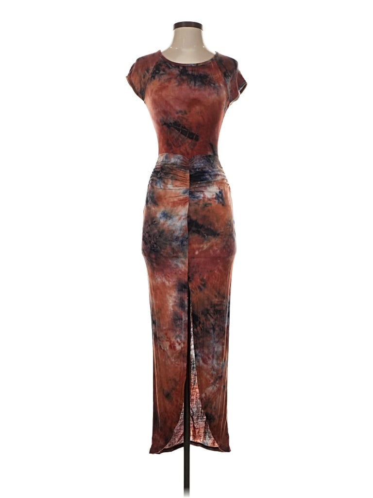 Pre-owned Venus Cocktail Dress In Brown