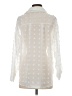 Zara Polka Dots Ivory Long Sleeve Blouse Size XS - photo 2