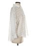 Zara Polka Dots Ivory Long Sleeve Blouse Size XS - photo 4