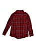 Carter's 100% Cotton Plaid Red Long Sleeve Button-Down Shirt Size 8 - photo 2