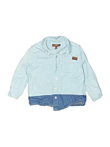 7 For All Mankind Long Sleeve Button-Down Shirt (view 1)