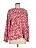 Unbranded 100% Polyester Pink Long Sleeve Blouse Size M - photo 1