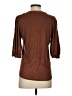 Democracy Brown 3/4 Sleeve Blouse Size S - photo 2