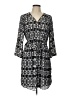 Daniel Rainn 100% Polyester Paisley Gray Casual Dress Size L - photo 1